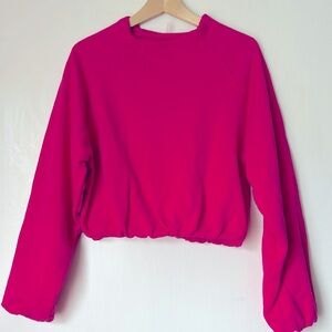 Free People Movement bubble hem sweatshirt